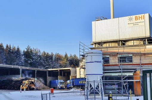 Bis zu 1000 Tonnen Altholzabfälle können im Ilmenauer Biomasseheizwerk bevorratet werden Foto: Klaus-Ulrich Hubert