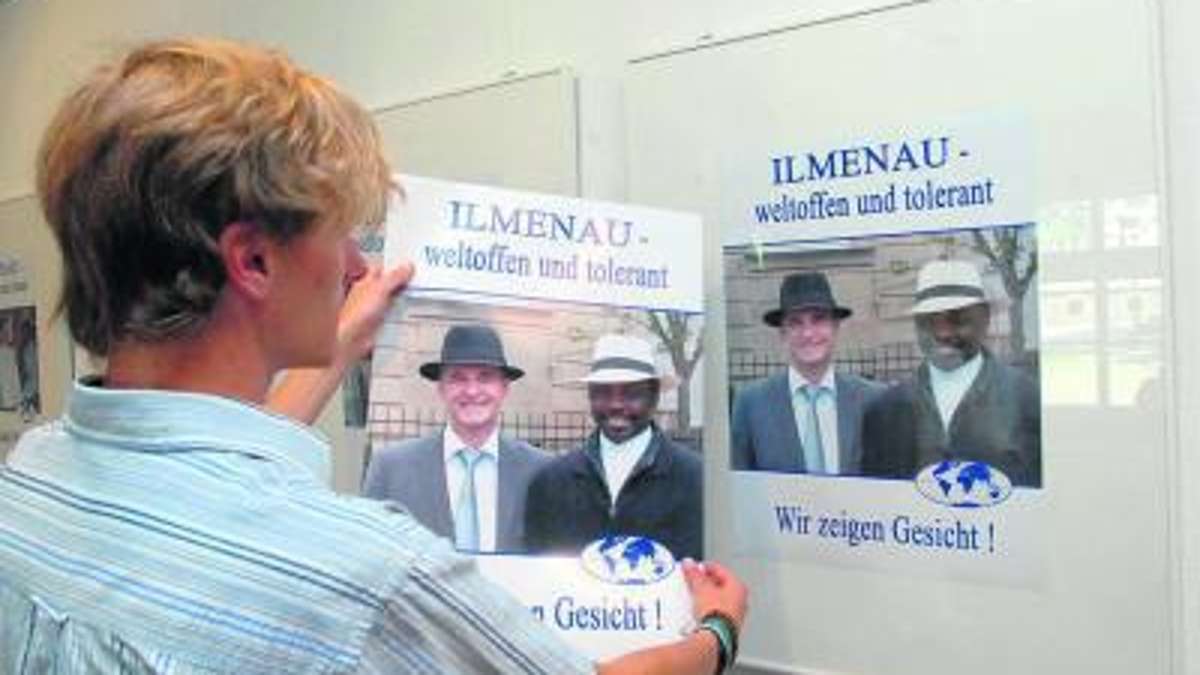 Ilmenau: Toleranz-Plakate gegen Extremisten-Demos