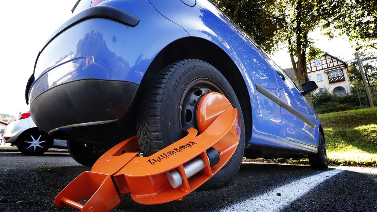 Kleinschmalkalden: Auto seit einem Jahr mit Parkkralle
