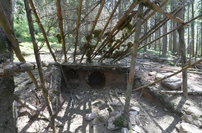 Aufregung um Waldhütte: Illegales Bauwerk im Wald gibt Rätsel auf