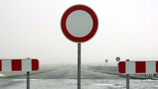 Durchfahrt verboten - Symbolfoto Foto: dpa