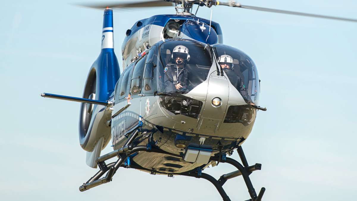Hubschrauber im Einsatz: Polizei fasst Automatensprenger