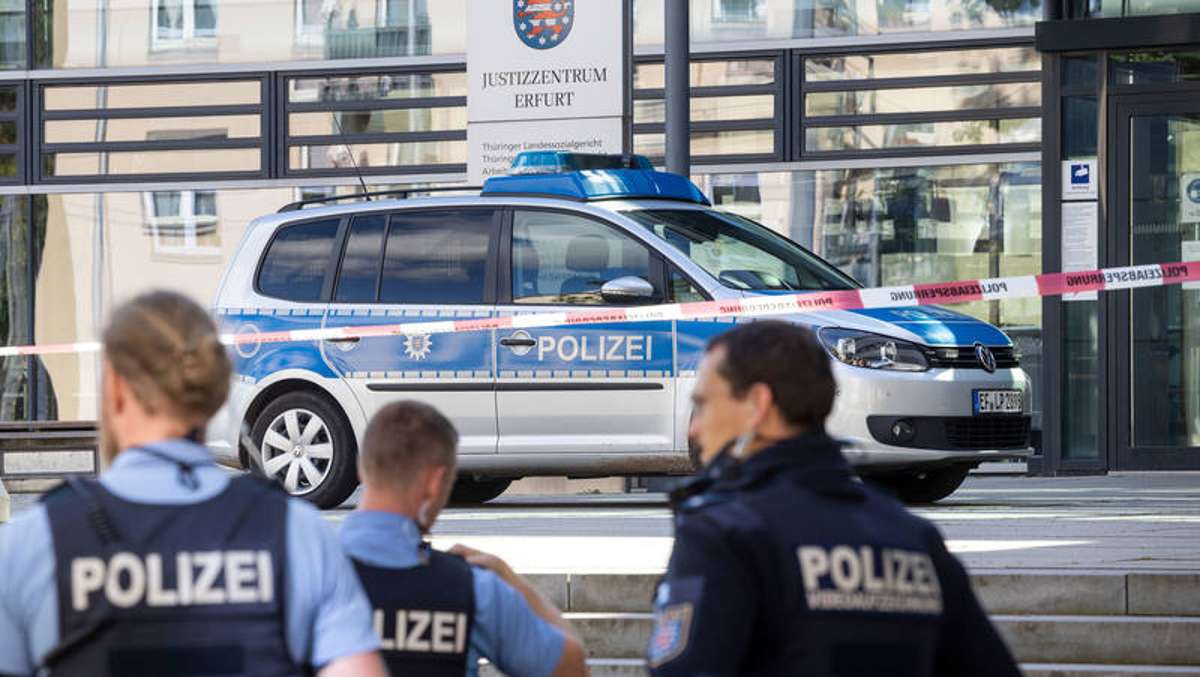 Erfurt: Erfurter Justizzentrum nach Bombendrohung evakuiert