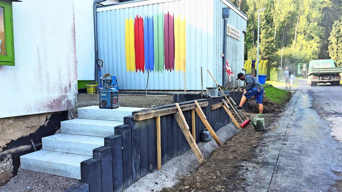 Gefördertes Projekt wird umgesetzt: Neue Terrasse bis zum Kunstfest