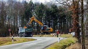 Südostlink: Oberfranken: Bauarbeiten an Stromtrasse begonnen