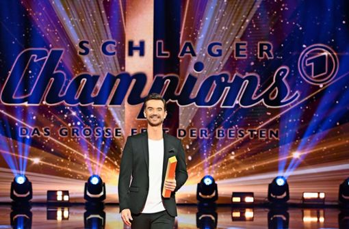 Sendung Schlagerchampions am Samstag ARD um 20.15 Uhr. Foto: ARD/JürgensTV/Beckmann