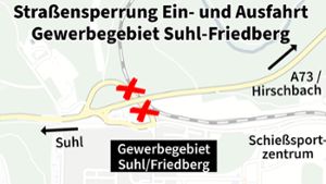 Brückensanierung: Sperrung am Suhler Friedberg von Mai bis September