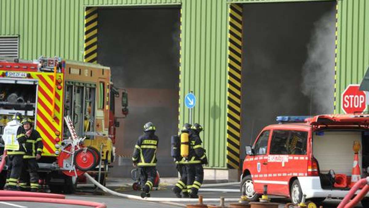 Thüringen: Müll-Feuer in Zella-Mehlis ist gelöscht