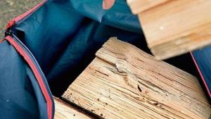 Ganz schön heiß: Saunagast klaut Holz