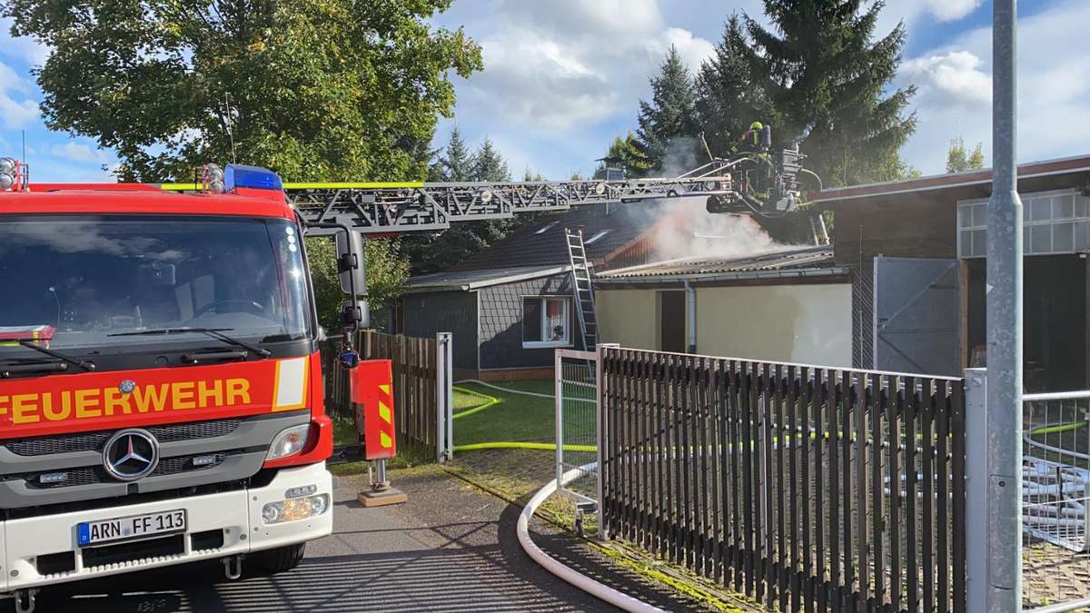 Ilm-Kreis: Feuer in Wohnhaus: Mann in Klinik