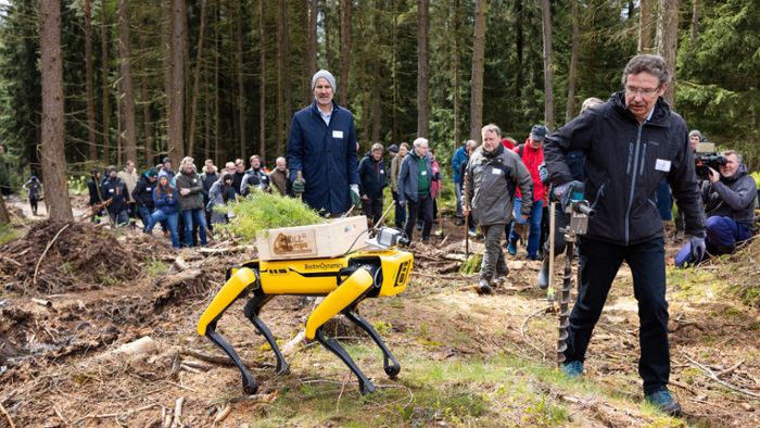 Roboter retten den Thüringer Wald