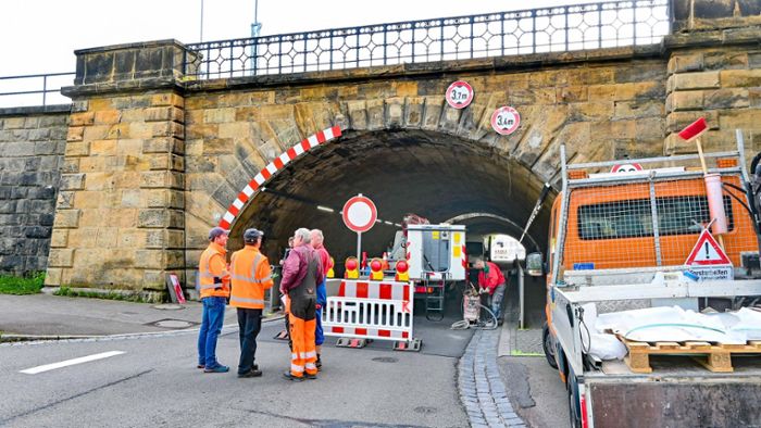 Tunnel in Meiningen drei Tage dicht
