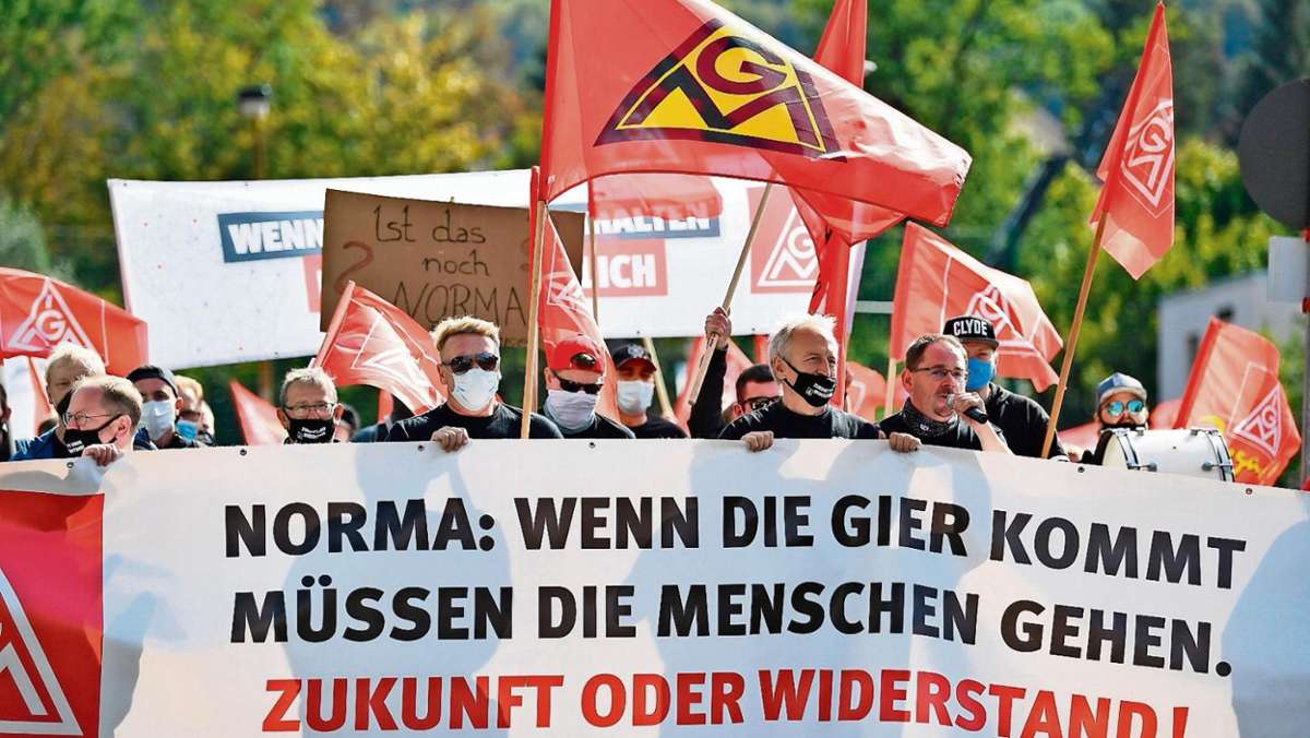 Thüringen: Norma-Mitarbeiter machen mobil gegen Werksschließung