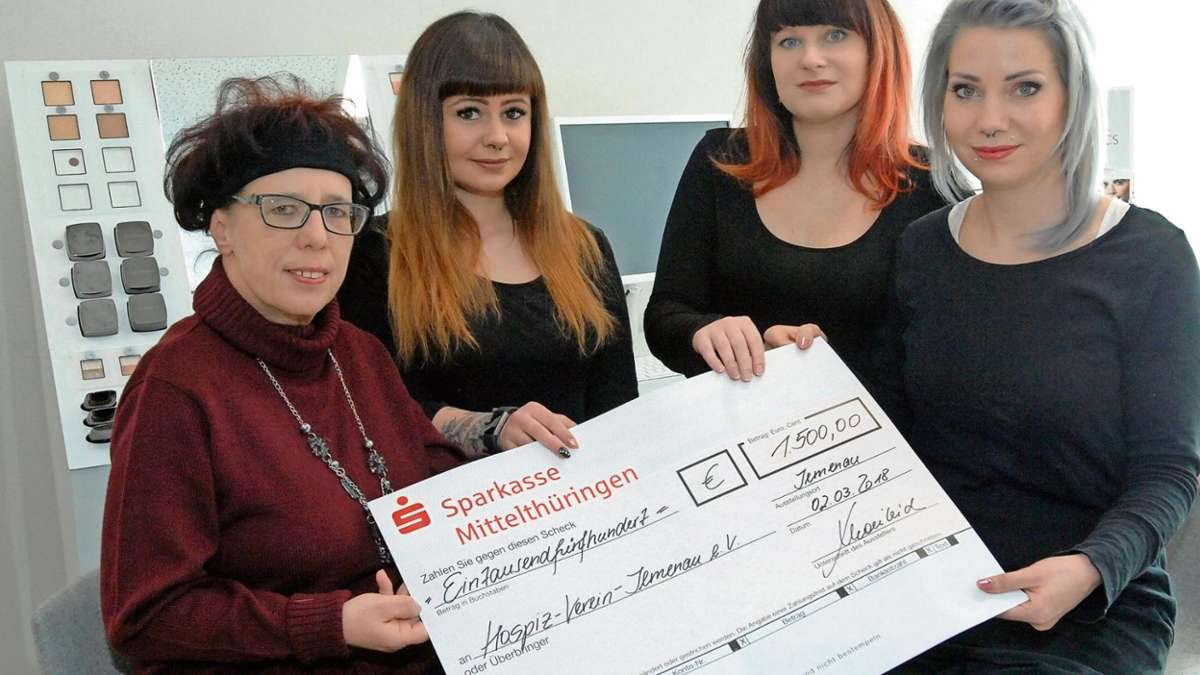 Ilmenau: 1500 Euro an den Hospiz-Verein gespendet