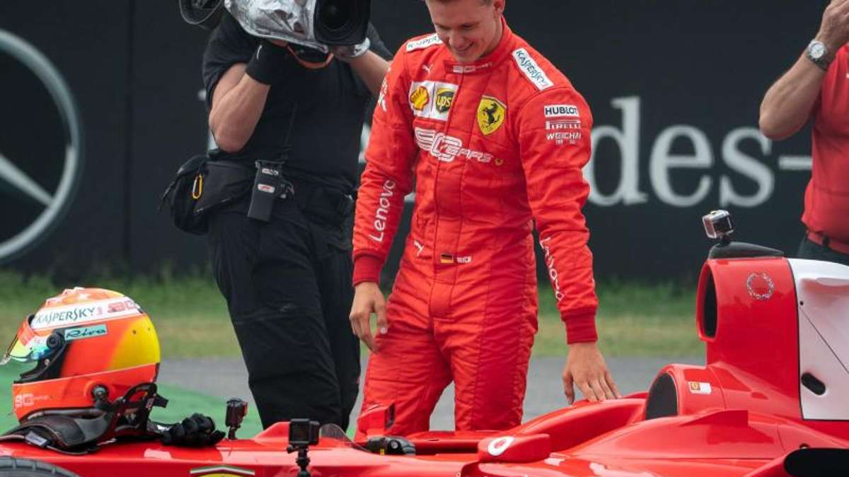 Demonstrationsfahrt: Im Ferrari des Vaters: Gänsehaut-Momente mit Mick Schumacher
