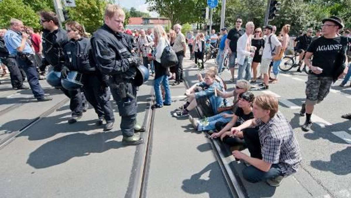 Thüringen: Gera wehrt sich laut und friedlich gegen Neonazis