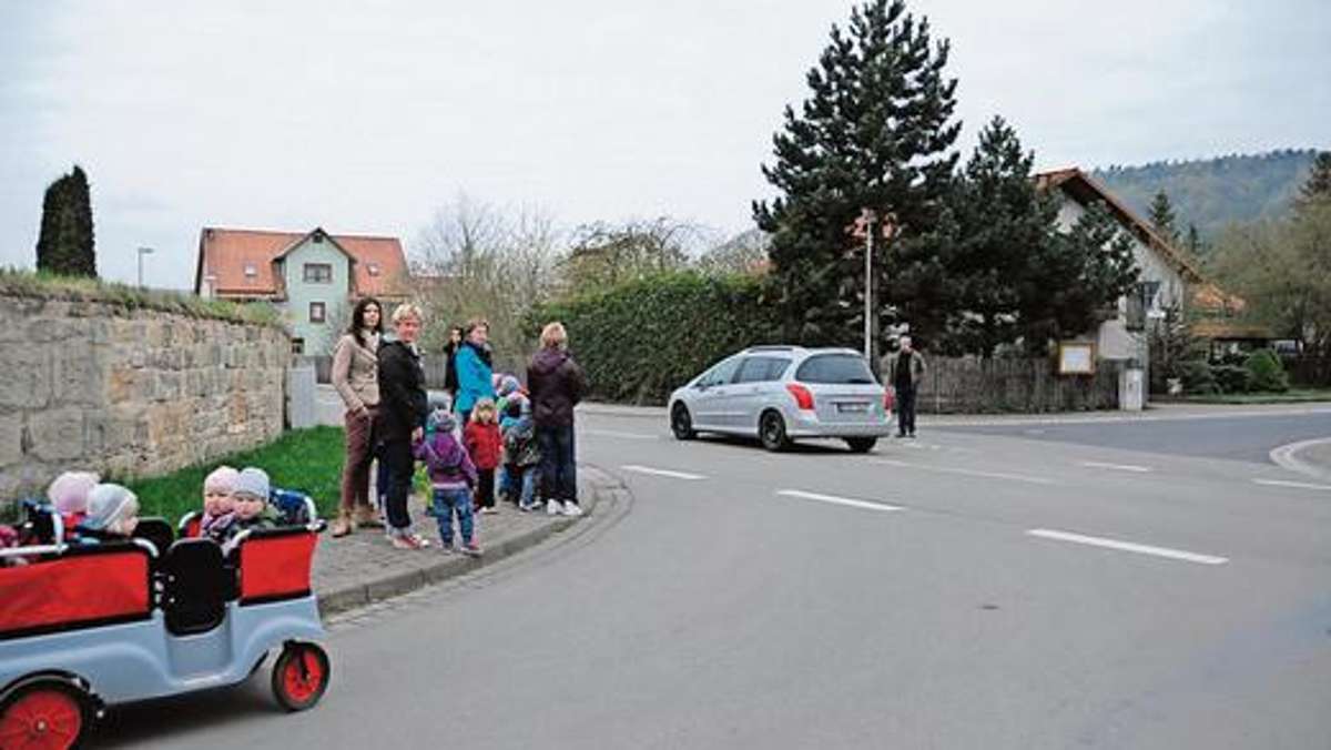 Werra-Grabfeld: Fußgängerüberweg zur Sicherheit