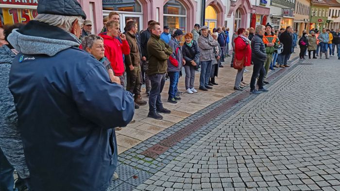 Proteste in Ilmenau: Druck  von der Straße auf den Bund