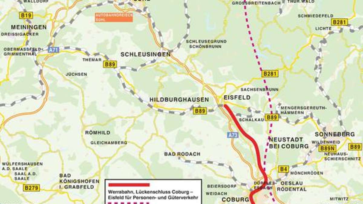 Hildburghausen: 137 Millionen für den Lückenschluss