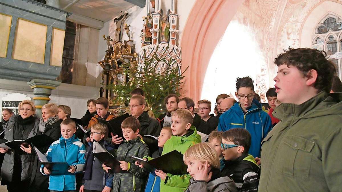 Suhl/ Zella-Mehlis: Wie ein großer Chor oder: Gemeinsames Singen zur Weihnacht