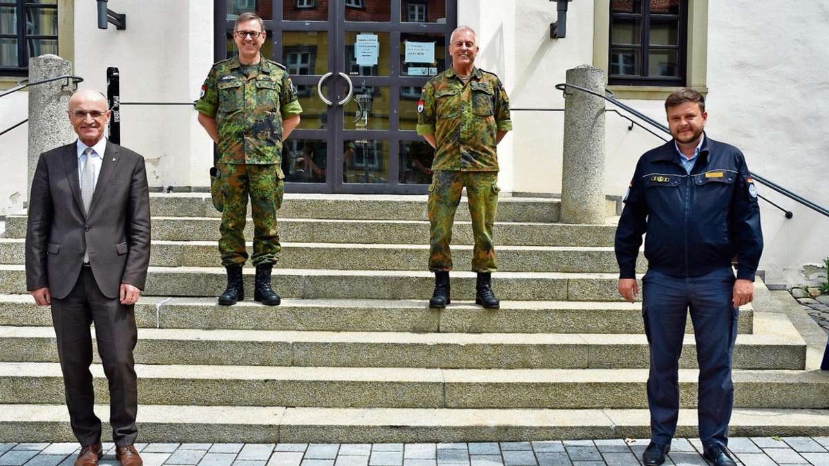 Hassberge: Landrat dankt Bundeswehr für Hilfe