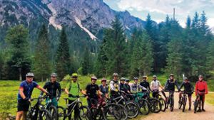 Mountainbike-Exkursion der Uni führte diesmal nach Südbayern