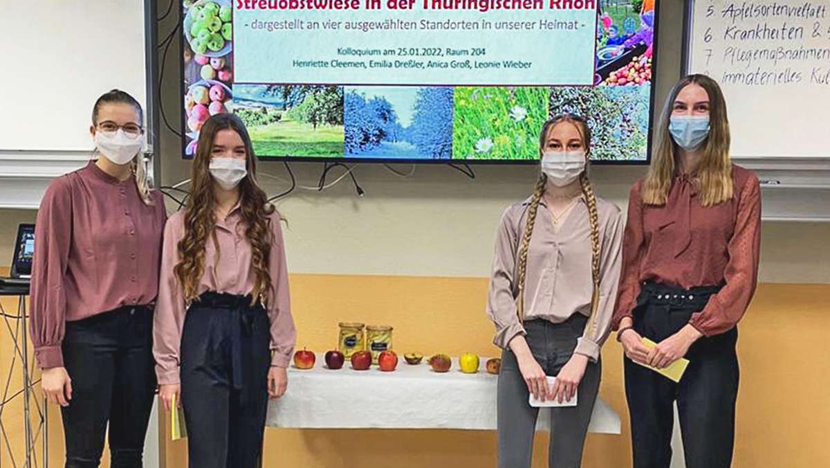 Regionalwettbewerb Jugend forscht: Weil der Apfel nicht weit vom Streuobststamm fällt