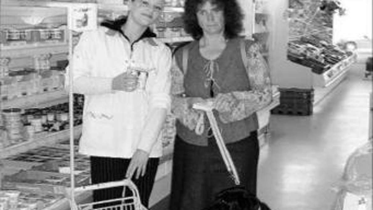 Ilmenau: Blind im Supermarkt