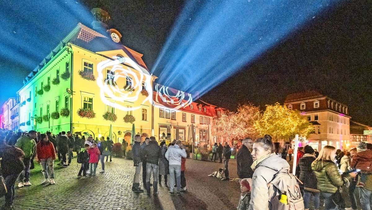 Lichterfest in Bad Salzungen: Stadt erwartet blendendes Finale