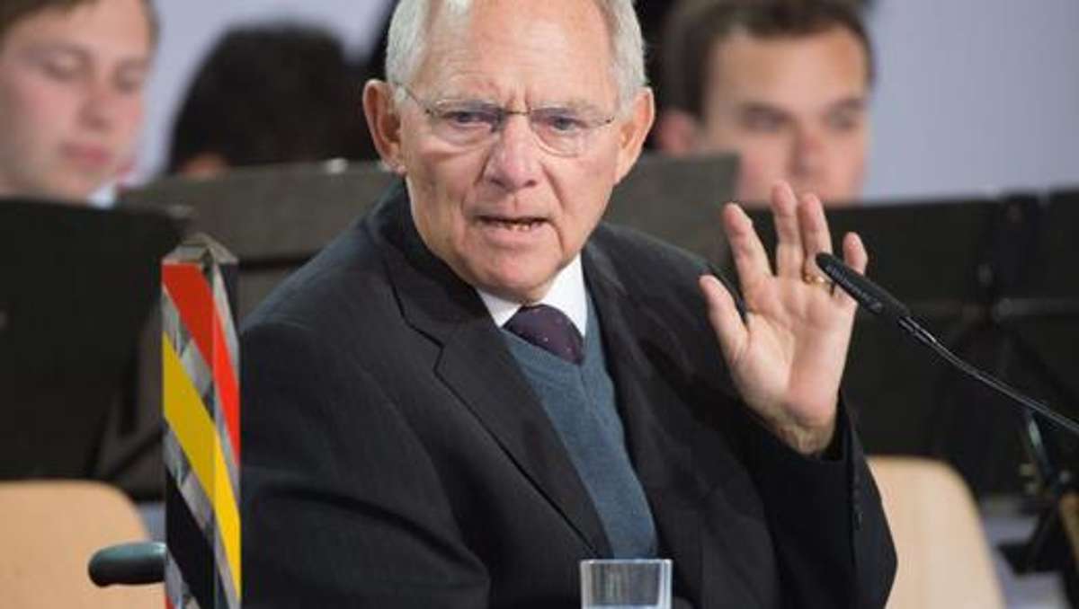 Thüringen: Schäuble: Europa muss stark bleiben