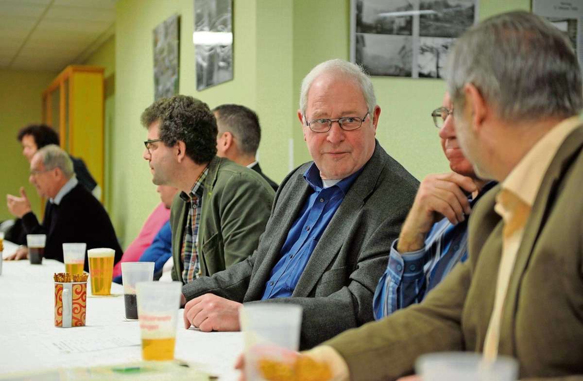 Plettenbergs Altbürgermeister Walter Stahlschmidt weilte zu Besuch in Schleusingen und hielt Rat mit Stadtoberen und Bürgern. Foto: frankphoto.de Quelle: Unbekannt