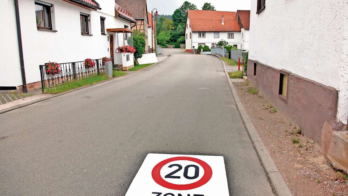 Schmalkalden: Tempo-20-Zone im Wohngebiet