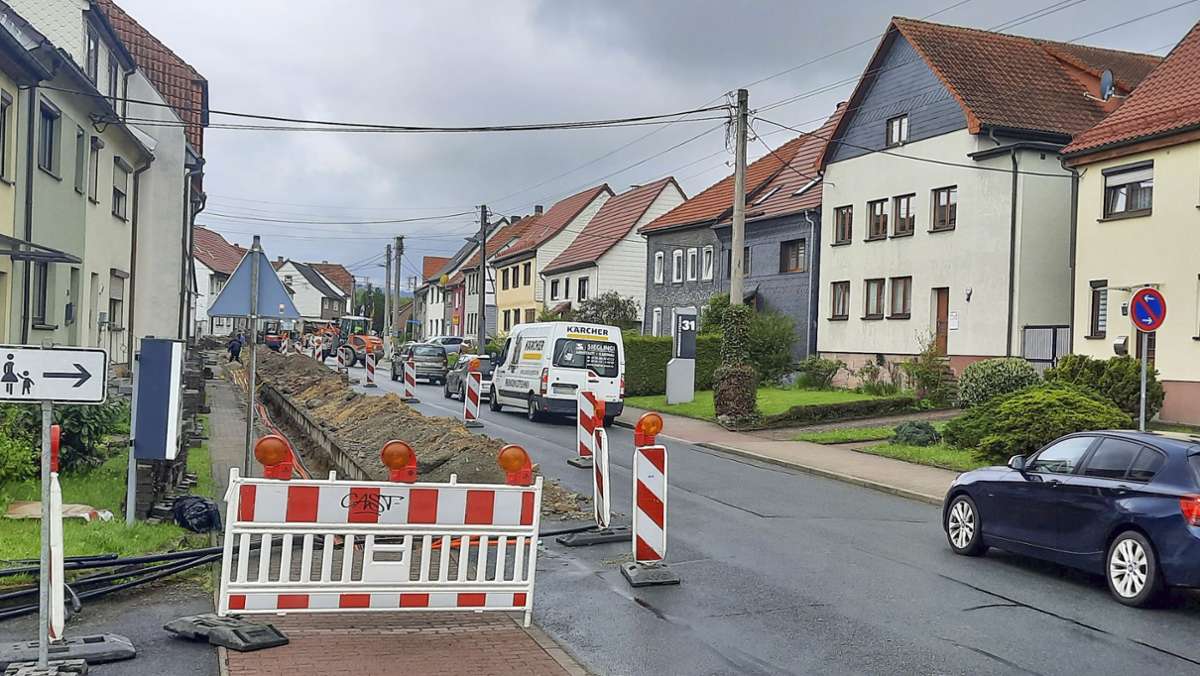 Baubeginn: Kreuzung Gräfinau voll gesperrt