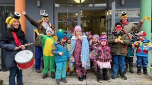 Bunt, laut und fröhlich, der Kindergarten rettet die „Hoselbacher Fosenacht“