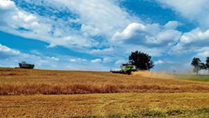 Ernte 2019: Getreide wird vom Feld geholt