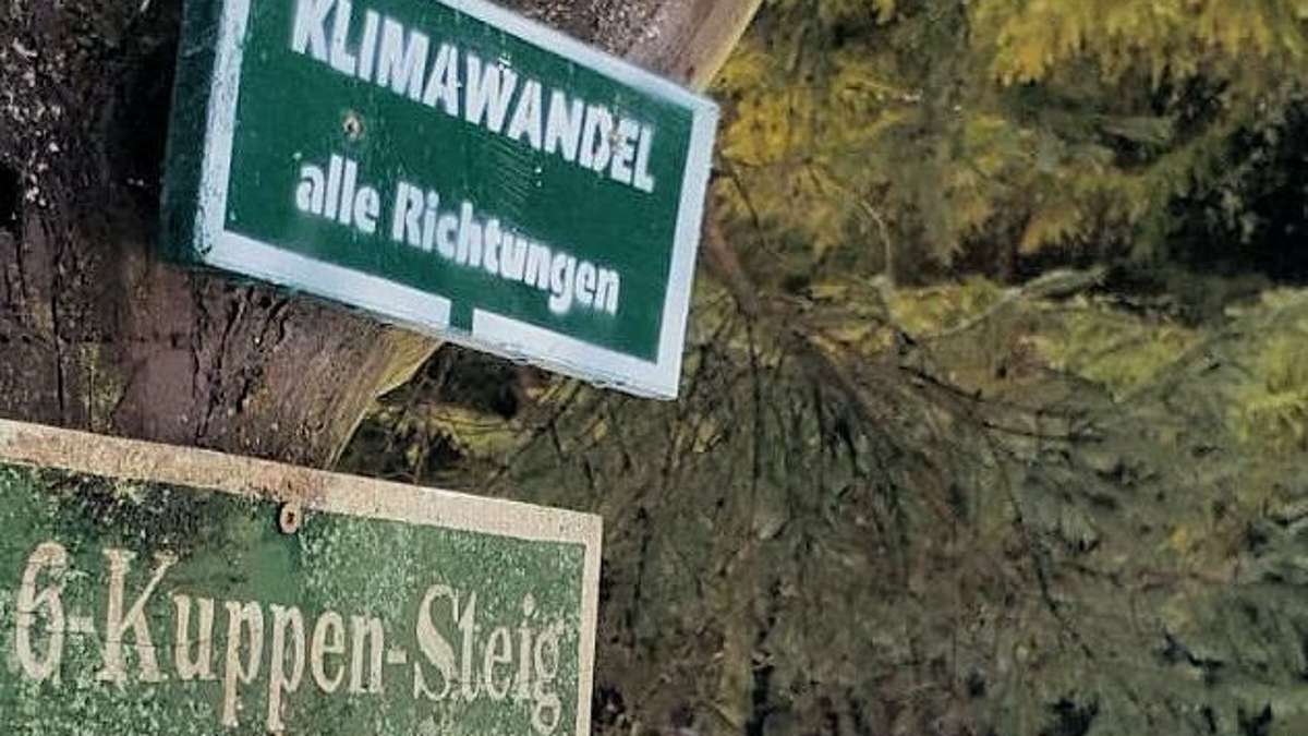 Wegweiser: Klimawandel wird jetzt im Thüringer Wald ausgeschildert