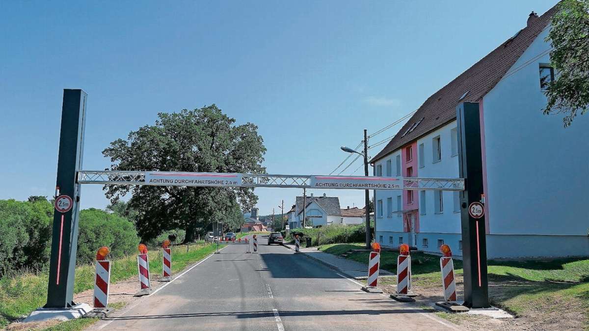Ilmenau: Zufahrt für Fahrzeuge mit über 2,50 Meter nicht mehr möglich