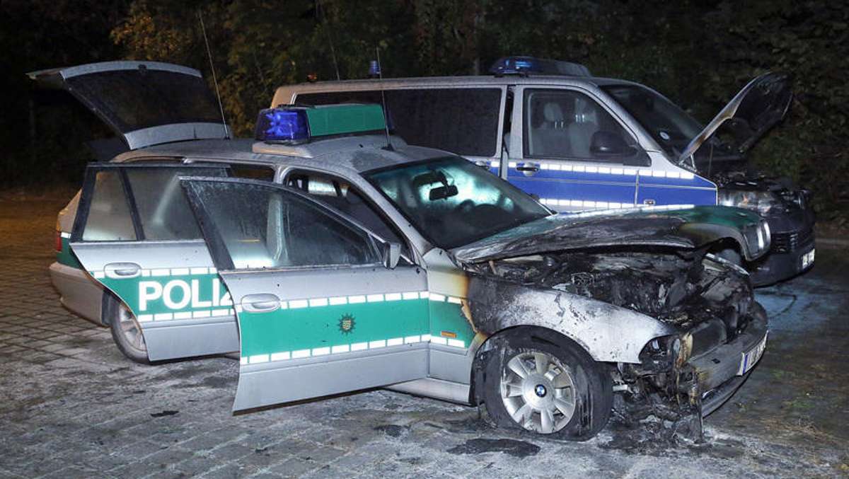 Thüringen: Brandanschlag auf Polizeiwagen