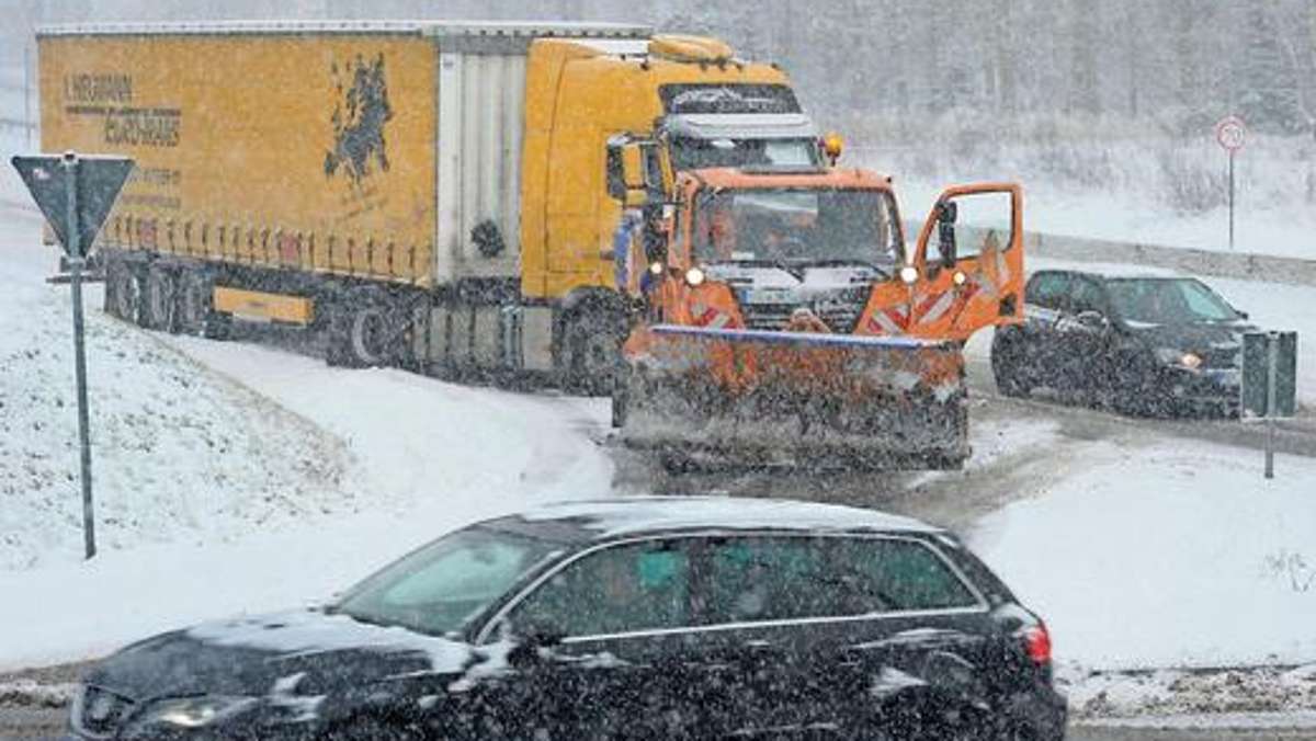 Suhl/ Zella-Mehlis: Schnee brachte Verkehrsprobleme