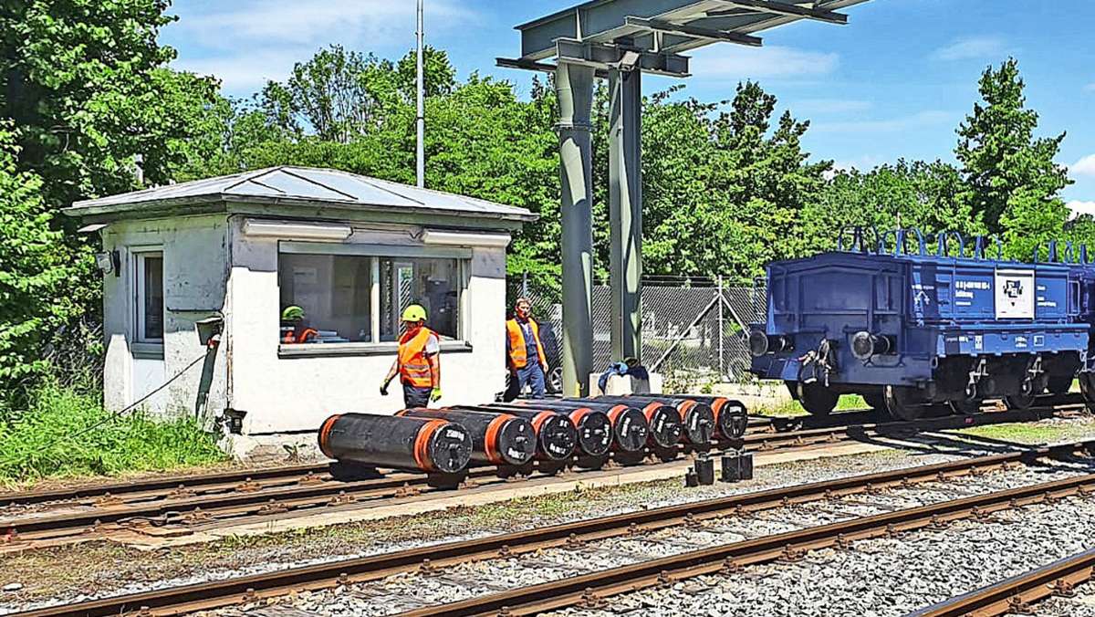 Eichzüge für Gleiswaagen: Züge werden  in Ilmenau geeicht