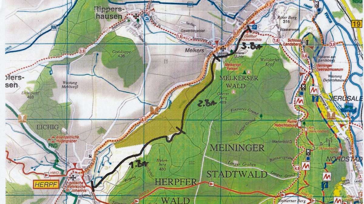 Rippershausen/Meiningen: Lückenschluss für einen Radwanderweg