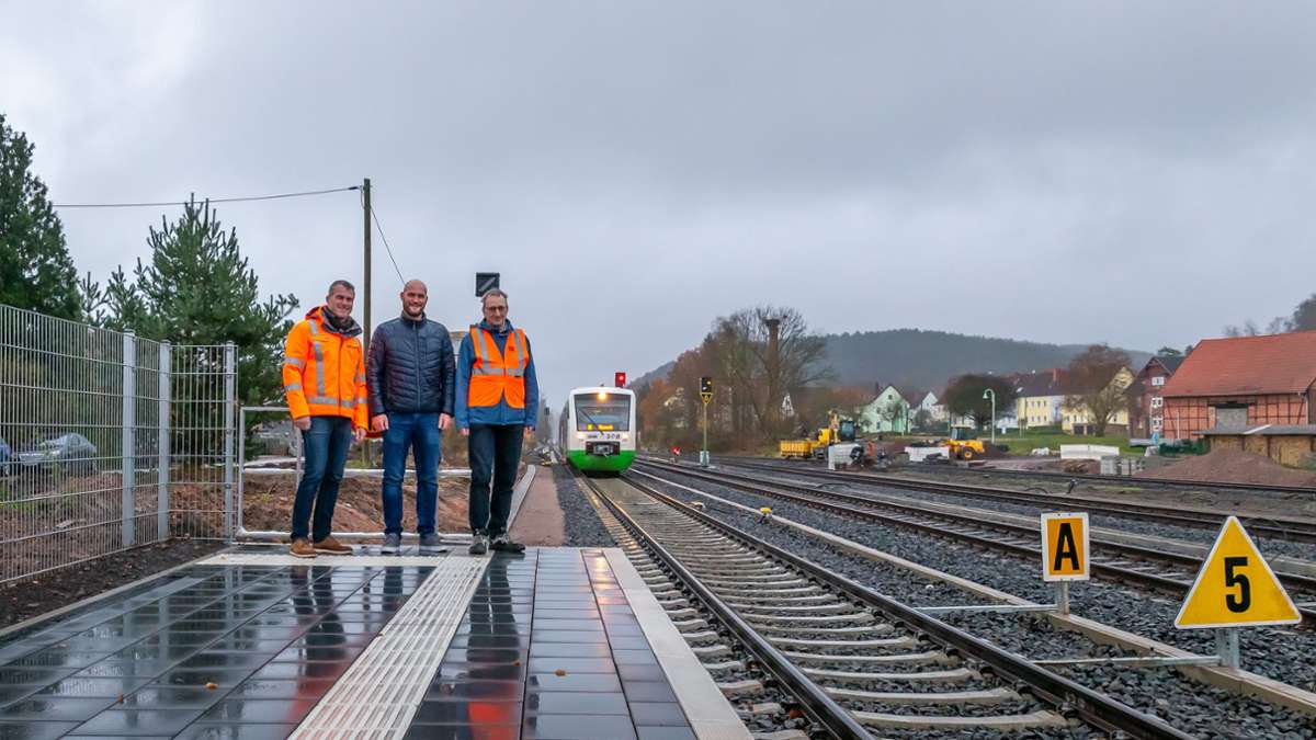 Wartburgkreis: Bahnhof in Immelborn: Arbeiten beendet