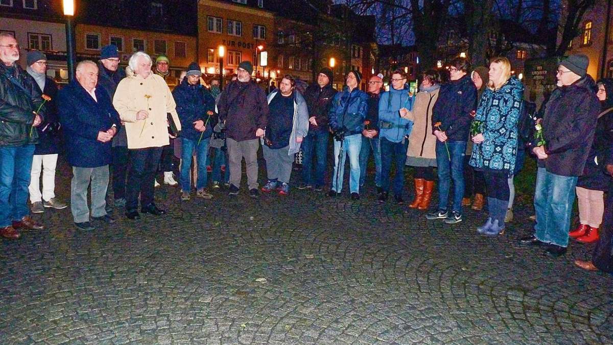 Ilmenau: Ilmenauer gedenken der Opfer von Hanau