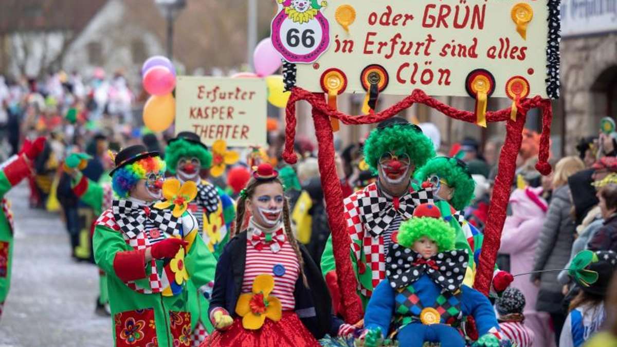 Wasungen: 9000 Schaulustige beim Wasunger Karnevalsumzug