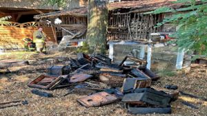 Brand in Oerlsdorf: Aus für  Vielvölkerstaat im Bauwagen