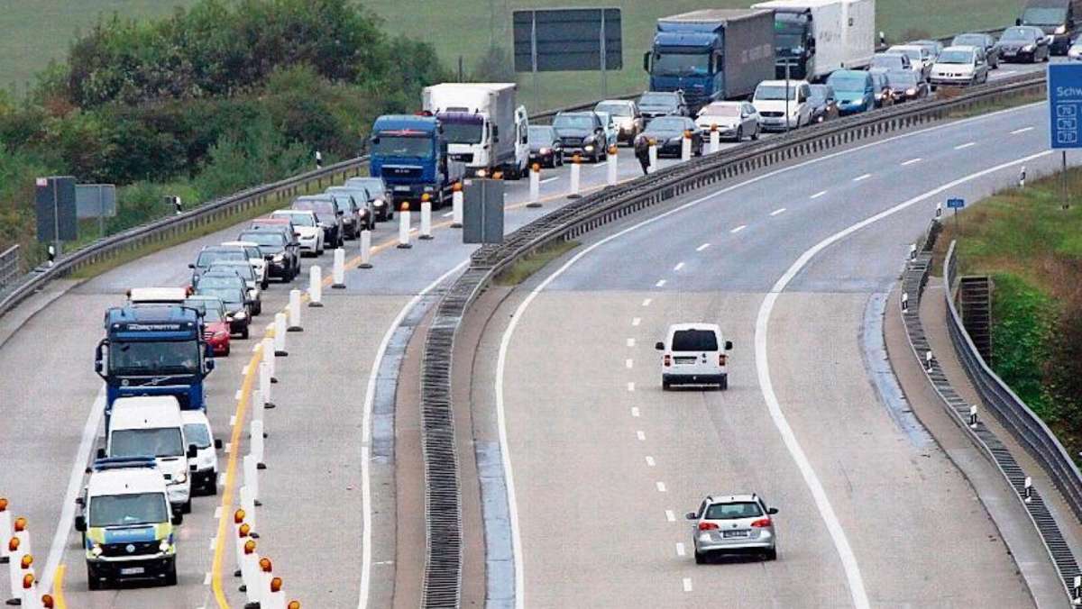 Rohr: Sprengung: Kurzer Stopp auf Autobahn 71 am Dienstag