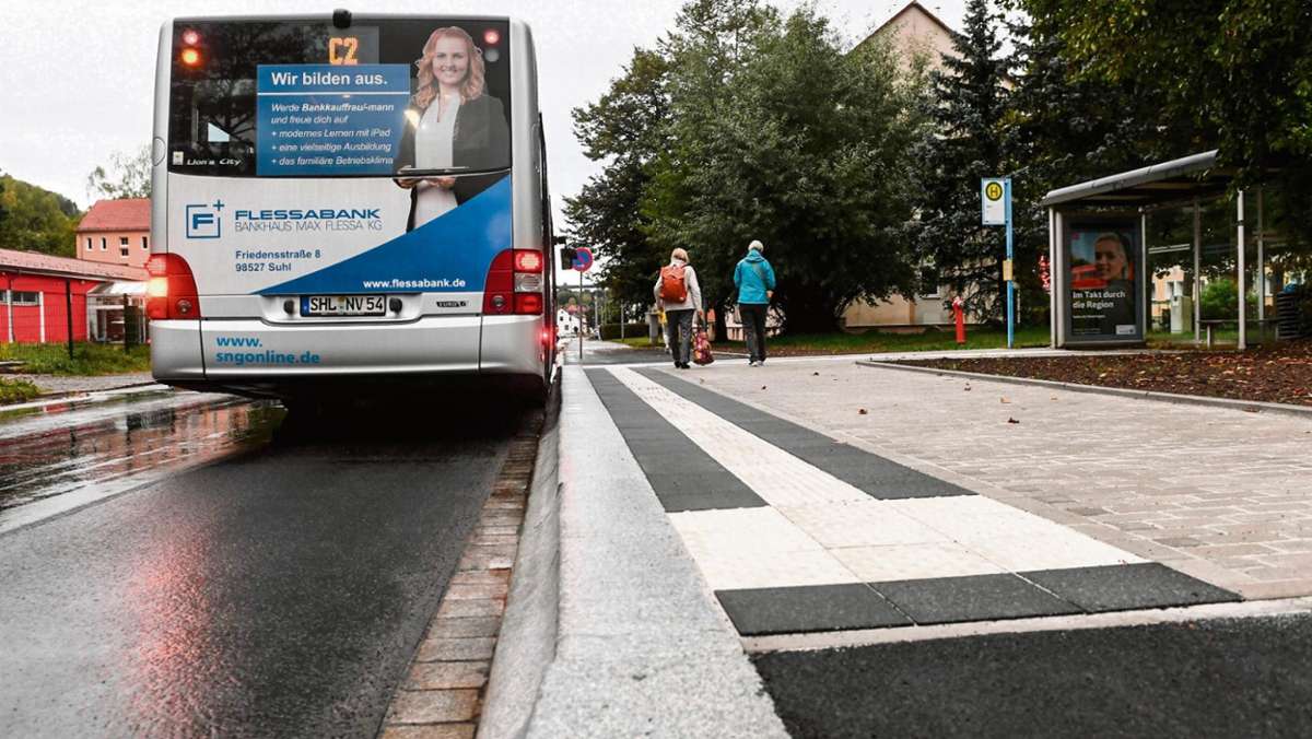 Suhl/ Zella-Mehlis: Neue Bushaltestellen alters- und behindertengerecht