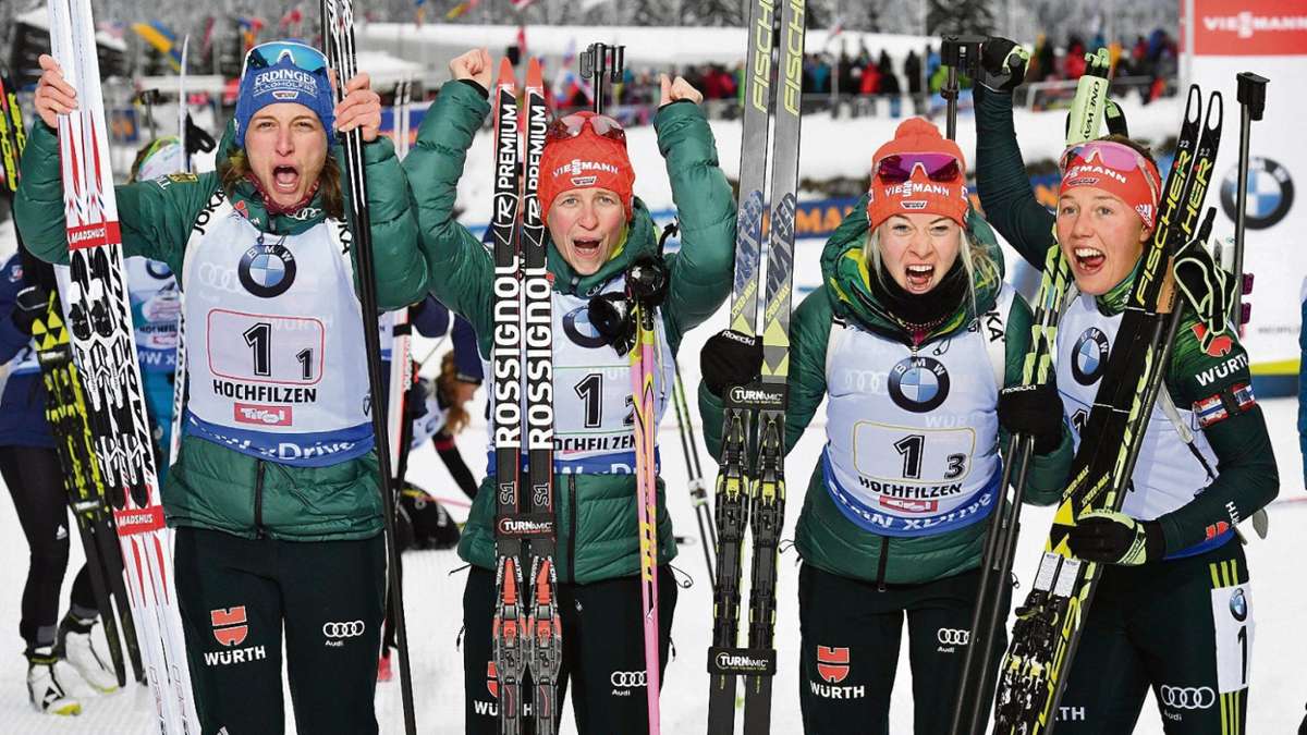 Regionalsport: Laura Dahlmeier bringt Staffel-Sieg nach Hause