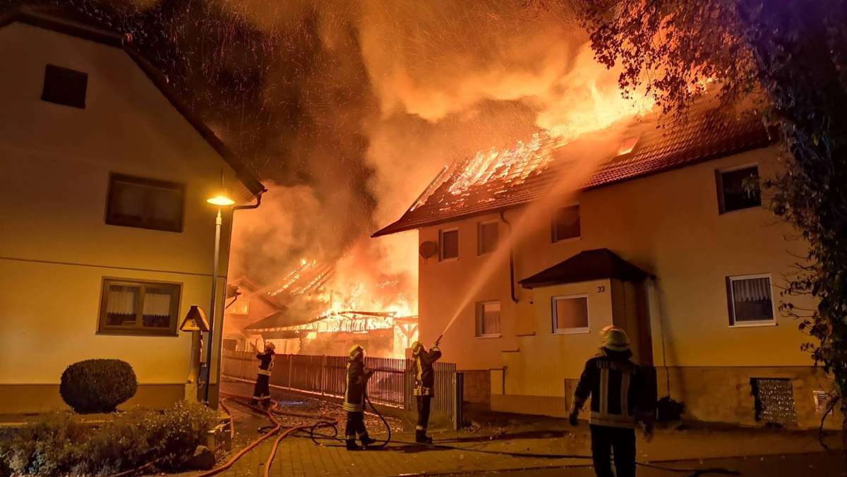 Bad Salzungen: Nach Großbrand in Kupfersuhl: Brandursache ermittelt