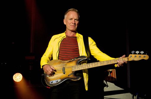 Sting bei einem Konzert Ende Juni in Frankreich Foto: IMAGO//Sandrine THESILLAT